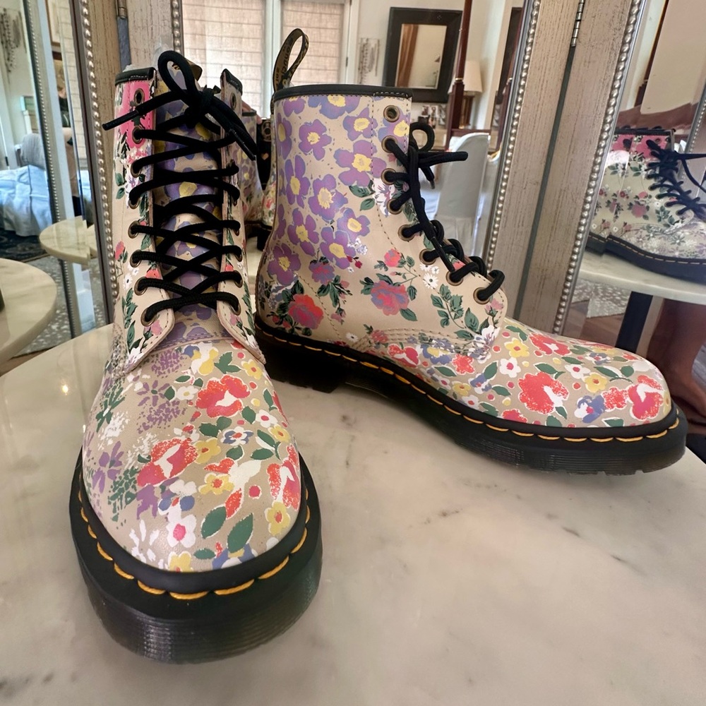 Floral Women's Doc Marten Boots